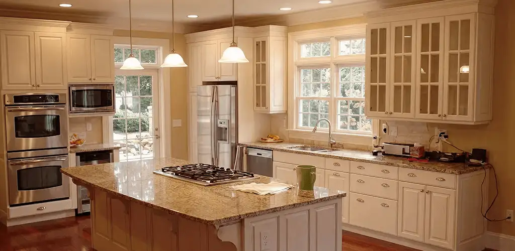 Custom cabinet door installation and kitchen upgrade in Stamford, CT
